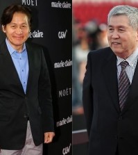 Actor Ahn Sung-ki, left, and director Im Kwon-taek. (Yonhap photos)