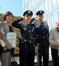 Samuel Lee, third from left, and Jay Kim (Korea Times / Park Sang-hyuk)
(Korea Times / Park Sang-hyuk)