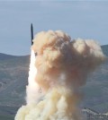 This photo provided by the Defense Department's Missile Defense Agency, taken Jan. 28, 2016, shows a long-range ground-based interceptor is launched from Vandenberg Air Force Base, Calif. As North Korea rattles its nuclear saber and threatens to bomb the U.S. at “any moment,” a nerve-jangling question hangs in the air: If North Korea did launch a nuclear-armed missile at an American city, could the Pentagon’s missile defenses shoot it down beyond U.S. shores? (Defense Department's Missile Defense Agency via AP)