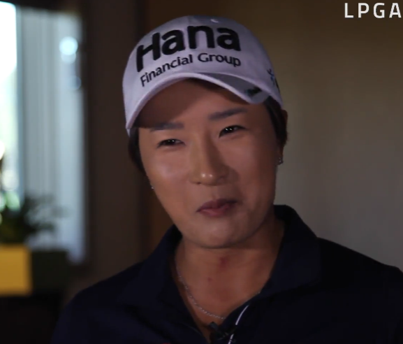 Se Ri Pak talks about her retirement. (LPGA.com retirement interview video screen capture)
