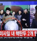 A South Korean army soldier passes by a TV news program showing North Korean leader Kim Jong Un, at Seoul Railway Station in Seoul, South Korea, Wednesday, March 9, 2016. The official North Korean news agency says the communist country's leader Kim his nuclear scientists for a briefing and declared he was greatly pleased that warheads had been miniaturized for use on ballistic missiles. The letters at the screen read "North Korea' nuclear warhead ". (AP Photo/Ahn Young-joon)