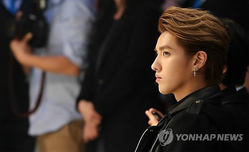 Kris of South Korean boy band EXO (Yonhap)