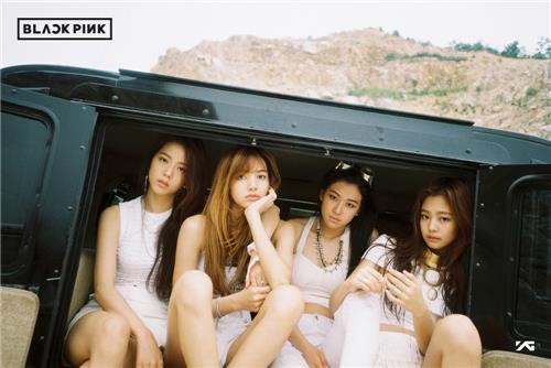 The undated file photo, released by YG Entertainment on June 29, 2016, shows members of South Korean girl group Black Pink. (Yonhap)