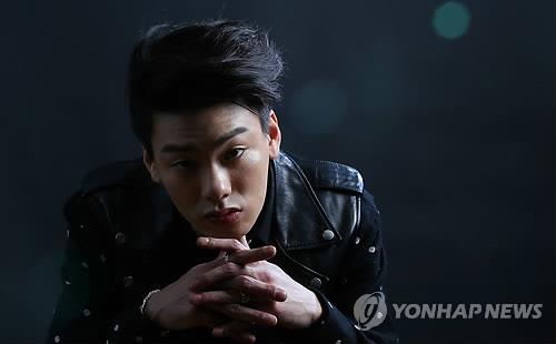 This photo taken on March 30, 2015, shows South Korean rapper Iron. Prosecutors said on July 27, 2016, the 24-year-old was indicted on charges of smoking marijuana.