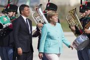Matteo Renzi Angela Merkel