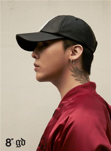 This photo provided by YG Entertainment promotes the collaboration between BigBang's G-Dragon and clothing brand 8Seconds.