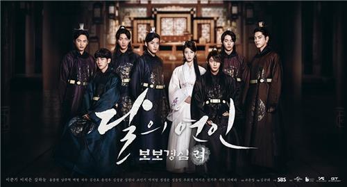A promotional poster for "Moon Lovers: Scarlet Heart Ryeo"