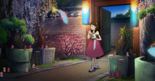 A still from the Korean animation film "Lost in the Moonlight"
