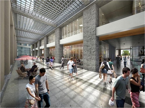 This artist's rendering, provided by the Seoul Metropolitan Government on Sept. 22, 2016, shows what the underground space connecting major buildings and subway stations in central Seoul will look like when completed. Construction is estimated to begin in 2020 and complete by 2025, the city government said.