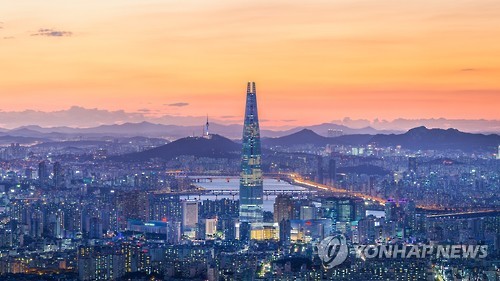 Lotte World Tower, a 123-story skyscraper in southern Seoul, is seen in this photo provided by Lotte.