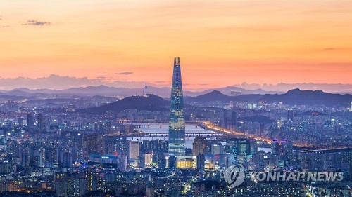 Lotte World Tower, a 123-story skyscraper in southern Seoul, is seen in this photo provided by Lotte.