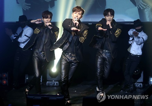 South Korean boy band SS301 performs in this undated file photo.