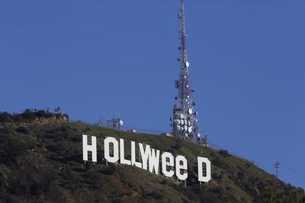 Hollywood Sign Vandalized