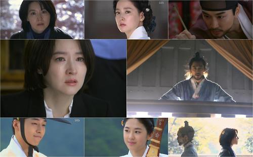 This composite image captured from SBS TV's "Saimdang, Memoir of Colors" shows the series' main cast.