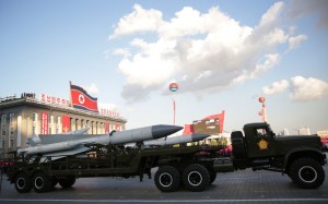 Missiles paraded in Pyongyang, North Korea, last October. Credit Wong Maye-E/Associated Press