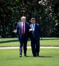 President Trump with President Xi Jinping of China at the Mar-a-Lago resort in Palm Beach, Fla., this month. The latest call between the leaders came during warnings that North Korea may be preparing a nuclear test. Credit Doug Mills/The New York Times
