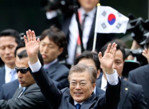 President Moon Jae-in of South Korea on Wednesday. Credit Lee Jin-Man/Associated Press