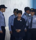 Former South Korean President Park Geun-hye arriving in court in Seoul last month. She was impeached on corruption charges in March. Credit Kim Hong-Ji/Reuters