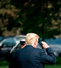 President Trump salutes a soldier on his way to Marine One at the White House this month. Credit Brendan Smialowski/Agence France-Presse — Getty Images