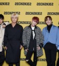 Sechskies poses for the camera during a press conference at CGV Cheongdam Cine City in southern Seoul on Sept. 21, 2017. (Yonhap)