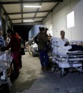 Patients in a clinic in Puebla, Mexico, were taken outside after the quake. Credit Imelda Medina/Reuters