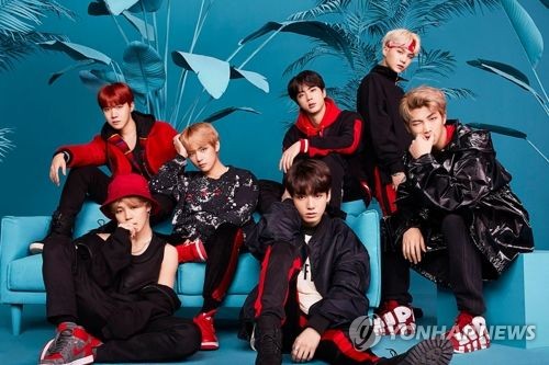 A file publicity photo of K-pop act BTS provided by Big Hit Entertainment (Yonhap)