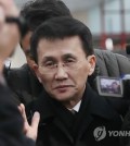 Choe Kang-il, the acting director-general at the North Korean foreign ministry's bureau for North American affairs, arrives in Beijing, China on March 22, 2018 after attending a semi-official meeting with former South Korean and United States officials and experts in Helsinki, Finland. (Yonhap)