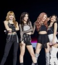This photo provided by YG Entertainment shows BLACKPINK during a concert in Osaka, Japan, on July 24, 2018. (Yonhap)