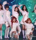 Girl band GWSN showcases their debut album "The Park in the Night" on Sept. 5, 2018. (Yonhap)