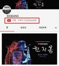 This image of BIGBANG's YouTube channel, captured from YouTube, is provided by YG Entertainment. (Yonhap)