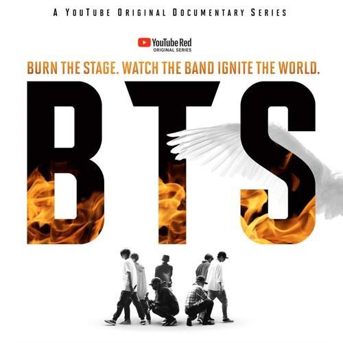 A poster for the documentary "Burn the Stage" is shown in this image provided by Big Hit Entertainment. (Yonhap)