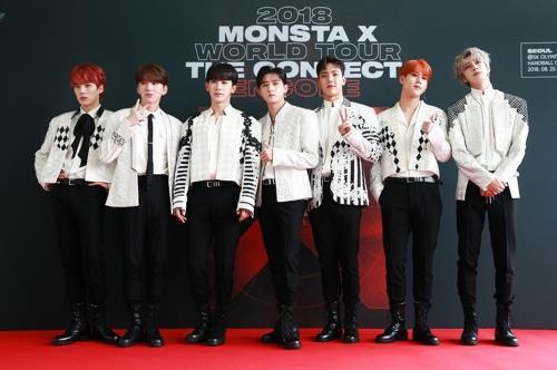 This photo of Monsta X was provided by Starship Entertainment. (Yonhap)