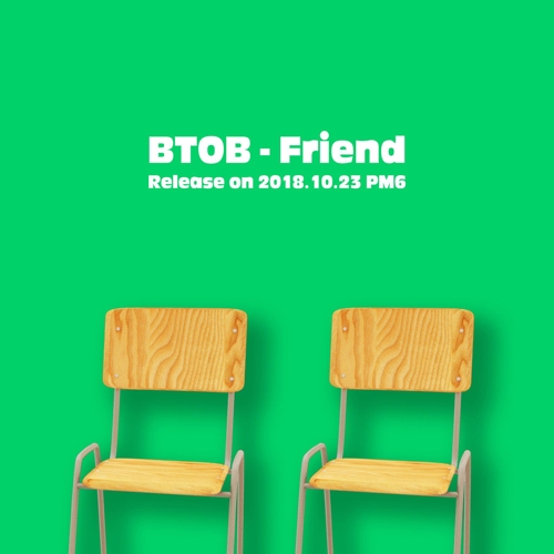 This jacket image for the upcoming BTOB single "Friend" was provided by Cube Entertainment. (Yonhap)