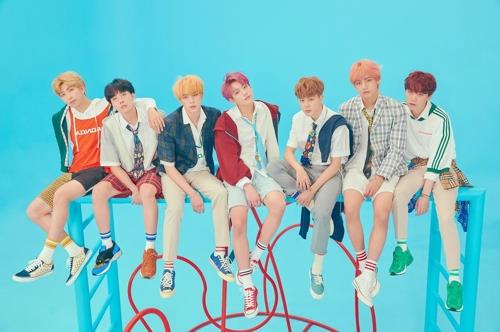 BTS pose in this photo provided by Big Hit Entertainment. (Yonhap)