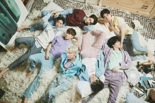This image provided by JYP Entertainment shows GOT7. (Yonhap)