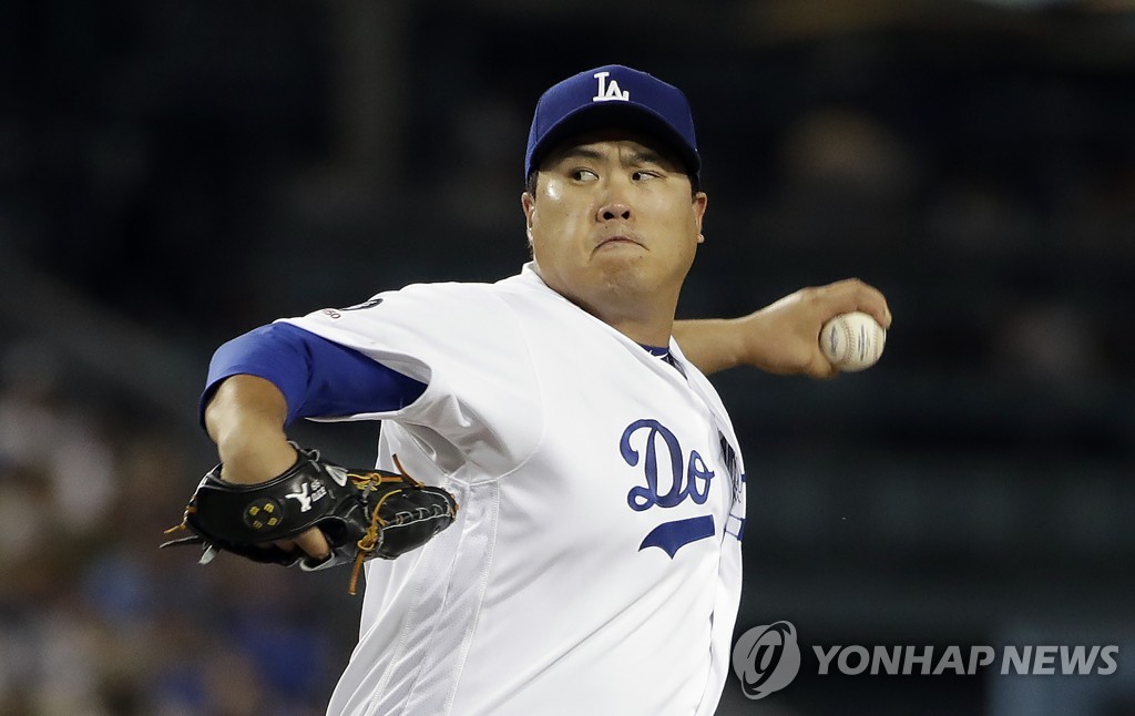Ryu Hyun-jin of the Los Angeles Dodgers[ap=연합뉴스]