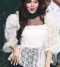 K-pop singer HyunA showcases her single "Flower Shower" at Blue Square iMarket Hall in central Seoul on Nov. 5, 2019. (Yonhap)