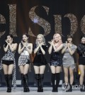K-pop group Twice pose (AP)