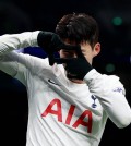 December 5, 2021 Tottenham Hotspur's Son Heung-min celebrates scoring their third goal REUTERS