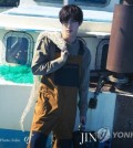 BTS' Jin is seen in this photo provided by Big Hit Music. (PHOTO NOT FOR SALE) (Yonhap)