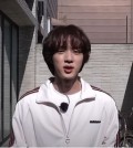 Jin, the eldest member of K-pop supergroup BTS, is seen in this photo captured from a video posted on the band's official YouTube channel on Jan. 9, 2023. (PHOTO NOT FOR SALE) (Yonhap)