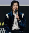 Midnatt, an alter ego of ballad singer Lee Hyun, speaks during a press conference in Seoul on May 15, 2023, in this photo provided by its music label Big Hit Music. (PHOTO NOT FOR SALE) (Yonhap)