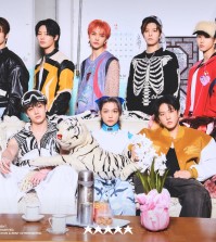 K-pop boy group Stray Kids are seen in this photo provided by JYP Entertainment. (PHOTO NOT FOR SALE) (Yonhap)