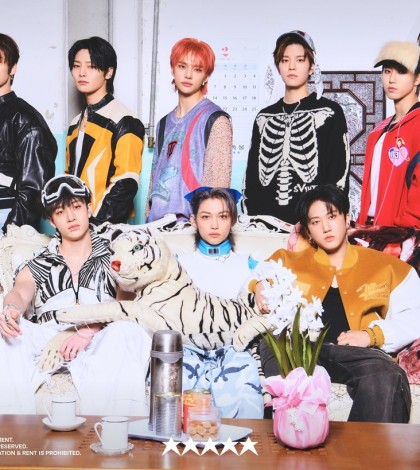 K-pop boy group Stray Kids are seen in this photo provided by JYP Entertainment. (PHOTO NOT FOR SALE) (Yonhap)