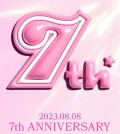 K-pop girl group BLACKPINK celebrates its seventh debut anniversary on Aug. 8, 2023, in this poster provided by its agency YG Entertainment. (PHOTO NOT FOR SALE) (Yonhap)