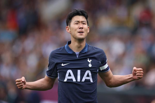 Spurs captain Son Heung-min scores hat trick