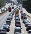 In this file photo, the Gyeongbu Expressway connecting Seoul and the southeastern port city of Busan is packed with cars on Sept. 9, 2022, as people travel home on the first day of the four-day Chuseok holiday. (Yonhap)