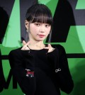 Kim Chaewon of K-pop girl group Le Sserafim poses for photos during the red carpet event of the 2022 Melon Music Awards in Seoul, in this file photo taken Nov. 26, 2022. (Yonhap)