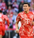 Soccer Football - Bundesliga - Bayern Munich v SV Darmstadt 98 - Allianz Arena, Munich, Germany - October 28, 2023 Bayern Munich's Kim Min-jae during the warm up before the match REUTERS/Angelika Warmuth DFL REGULATIONS PROHIBIT ANY USE OF PHOTOGRAPHS AS IMAGE SEQUENCES AND/OR QUASI-VIDEO.
