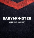 A teaser poster for K-pop girl group Babymonster's debut on Nov. 27, 2023, provided by YG Entertainment (PHOTO NOT FOR SALE) (Yonhap)